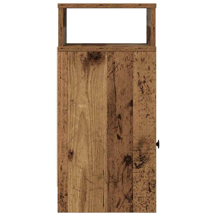 Noptiere 2 buc. cu sertar, lemn vechi, 25x31x66 cm - WALTI WALTI