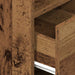 Noptiere 2 buc. cu sertar, lemn vechi, 25x31x66 cm - WALTI WALTI