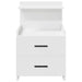 Noptiere 2 buc. cu 2 sertare, alb, 40x36,5x62 cm - WALTI WALTI