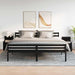 Noptiere 2 buc. cu 2 sertare, negru, 40x36,5x62 cm - WALTI WALTI