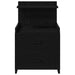 Noptiere 2 buc. cu 2 sertare, negru, 40x36,5x62 cm - WALTI WALTI