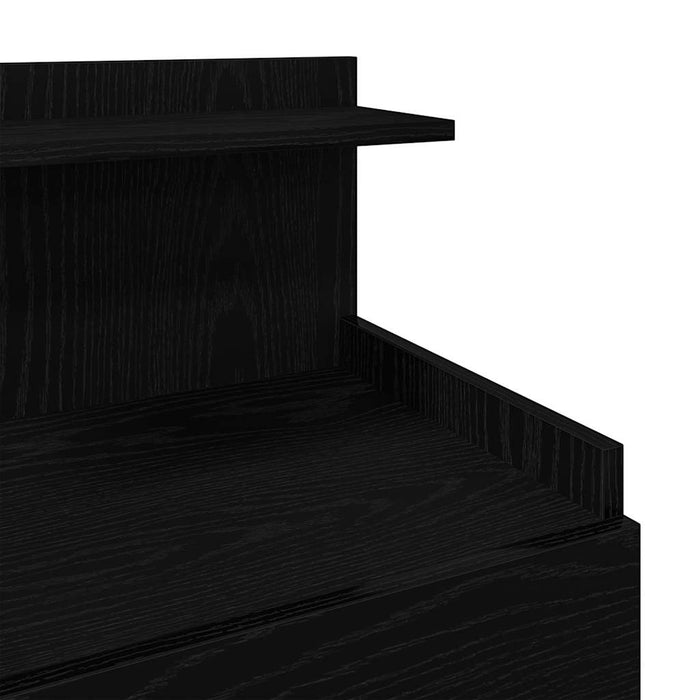 Noptiere 2 buc. cu 2 sertare, negru, 40x36,5x62 cm - WALTI WALTI