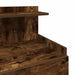 Noptiere 2 buc. cu 2 sertare, stejar afumat, 40x36,5x62 cm - WALTI WALTI