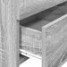 Noptiere 2 buc. cu 2 sertare gri Sonoma 40x36,5x62 cm - WALTI WALTI