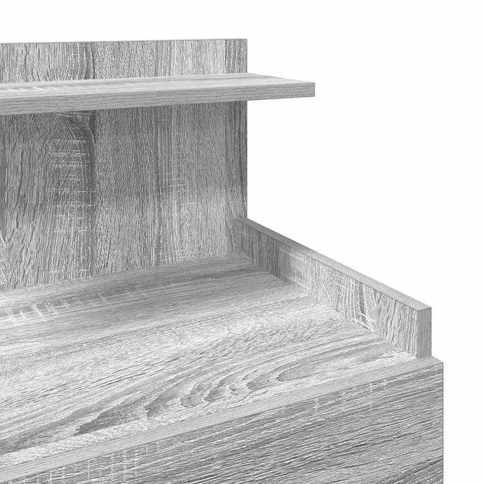 Noptiere 2 buc. cu 2 sertare gri Sonoma 40x36,5x62 cm - WALTI WALTI