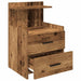 Noptiere 2 buc. cu 2 sertare, lemn vechi, 40x36,5x62 cm - WALTI WALTI