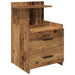 Noptiere 2 buc. cu 2 sertare, lemn vechi, 40x36,5x62 cm - WALTI WALTI