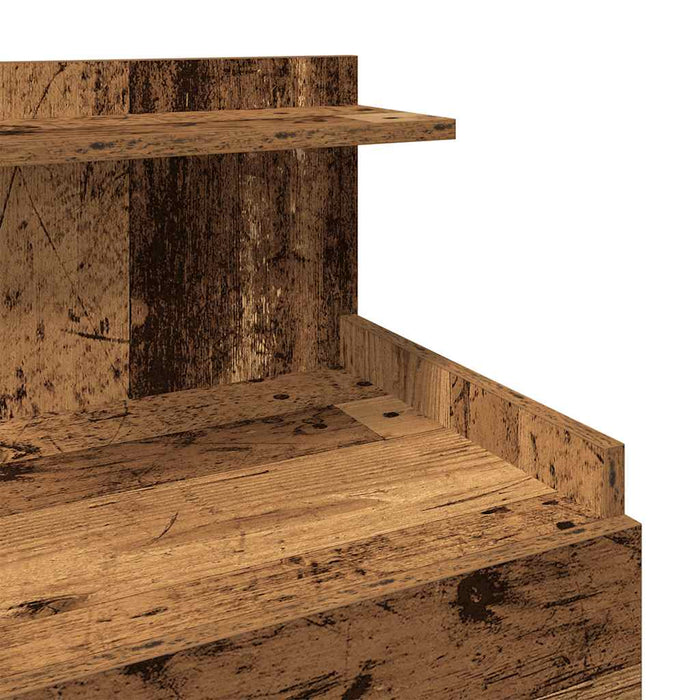 Noptiere 2 buc. cu 2 sertare, lemn vechi, 40x36,5x62 cm - WALTI WALTI