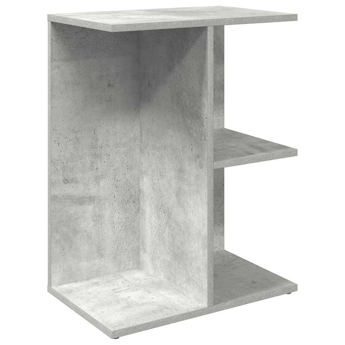 Noptiere 2 buc Beton Gri 46,5x29x61 cm Lemn prelucrat WALTI