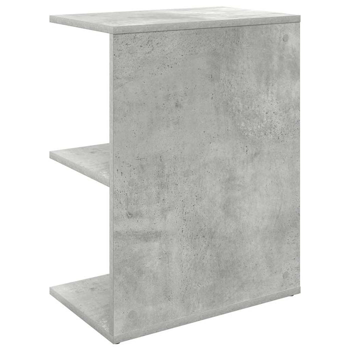 Noptiere 2 buc Beton Gri 46,5x29x61 cm Lemn prelucrat WALTI