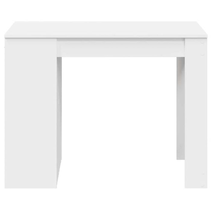 Birou cu sertar și raft alb 102x62x77,5 cm lemn prelucrat - WALTI WALTI