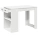 Birou cu sertar și raft alb 102x62x77,5 cm lemn prelucrat - WALTI WALTI