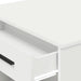 Birou cu sertar și raft alb 102x62x77,5 cm lemn prelucrat - WALTI WALTI