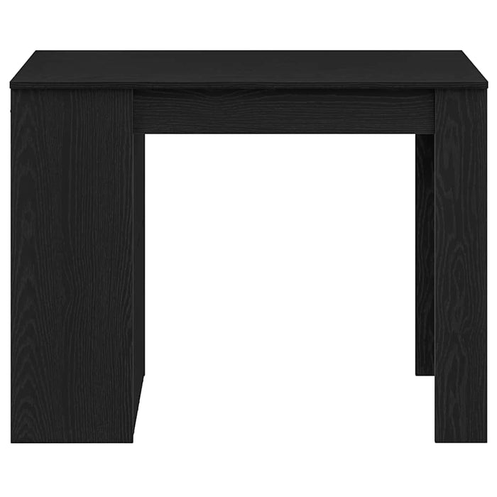 Birou cu sertar raft Stejar negru 102x62x77,5 cm lemn prelucrat - WALTI WALTI