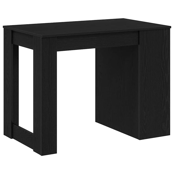 Birou cu sertar raft Stejar negru 102x62x77,5 cm lemn prelucrat - WALTI WALTI