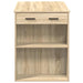 Birou cu sertar raft Stejar Sonoma 102x62x77,5cm lemn prelucrat - WALTI WALTI