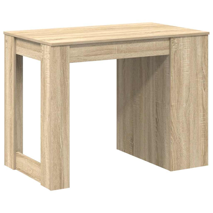 Birou cu sertar raft Stejar Sonoma 102x62x77,5cm lemn prelucrat - WALTI WALTI