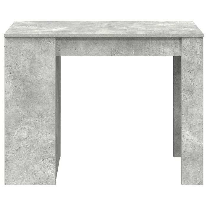 Birou cu sertar și raft Gri beton 102x62x77,5 cm lemn prelucrat - WALTI WALTI