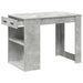 Birou cu sertar și raft Gri beton 102x62x77,5 cm lemn prelucrat - WALTI WALTI