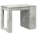 Birou cu sertar și raft Gri beton 102x62x77,5 cm lemn prelucrat - WALTI WALTI