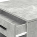 Birou cu sertar și raft Gri beton 102x62x77,5 cm lemn prelucrat - WALTI WALTI