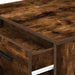 Birou cu sertar raft Stejar afumat 102x62x77,5cm lemn prelucrat - WALTI WALTI