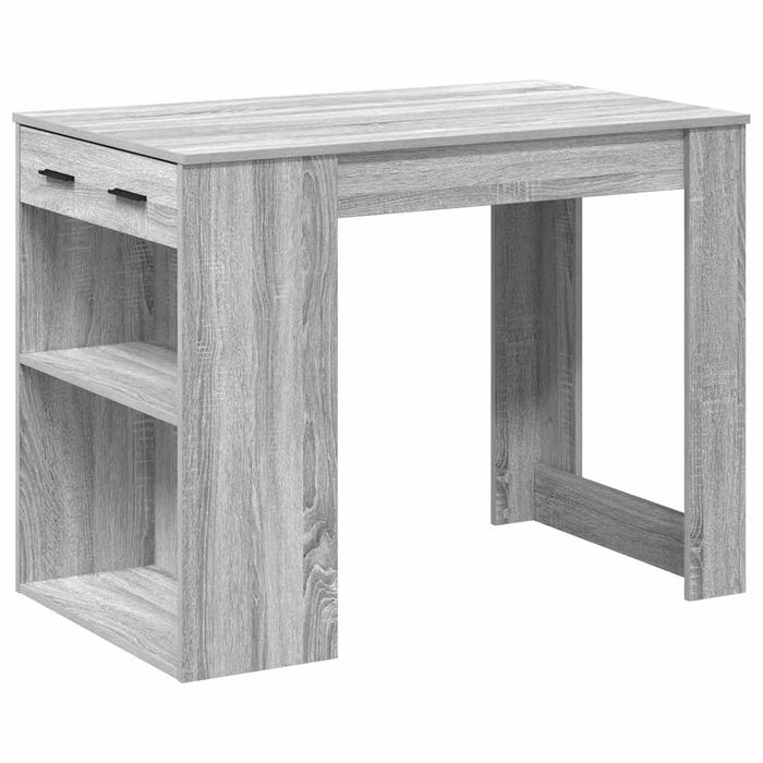 Birou cu sertar raft ri Sonoma 102x62x77,5cm lemn prelucrat - WALTI WALTI