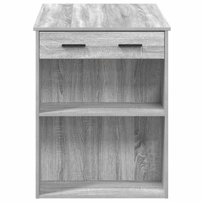 Birou cu sertar raft ri Sonoma 102x62x77,5cm lemn prelucrat - WALTI WALTI