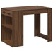 Birou cu sertar raft Stejar maro 102x62x77,5 cm lemn prelucrat - WALTI WALTI