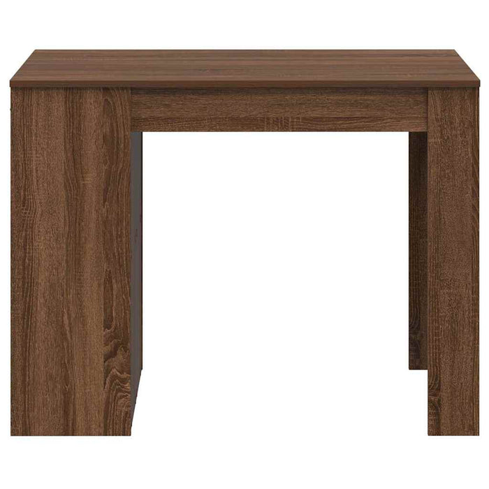Birou cu sertar raft Stejar maro 102x62x77,5 cm lemn prelucrat - WALTI WALTI