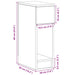 Noptiera cu sertar alb 20x36x60 cm - WALTI WALTI