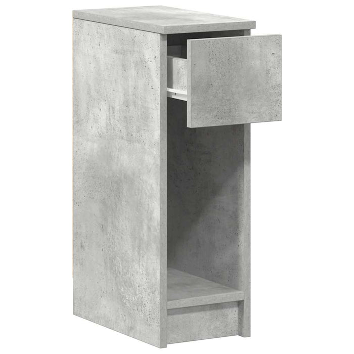 Noptiera cu sertar gri beton 20x36x60 cm - WALTI WALTI