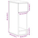 Noptiera cu sertar gri beton 20x36x60 cm - WALTI WALTI