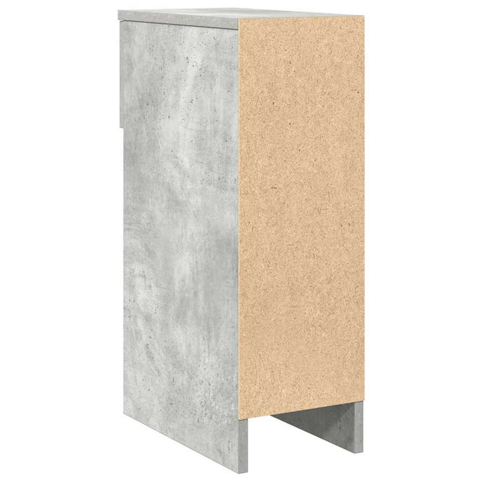 Noptiere cu sertar 2 buc gri beton 20x36x60 cm WALTI