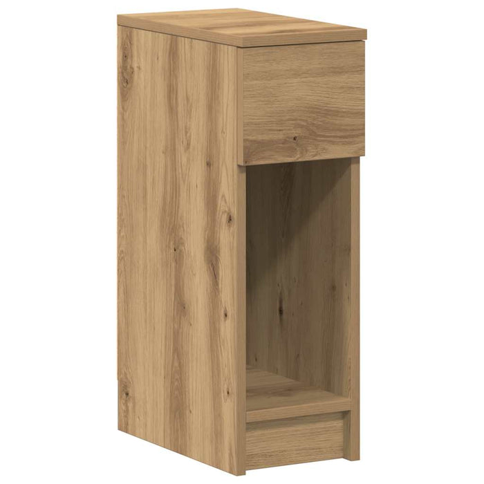 Noptiere cu sertar 2 buc Stejar artizanal 20x36x60 cm - WALTI WALTI