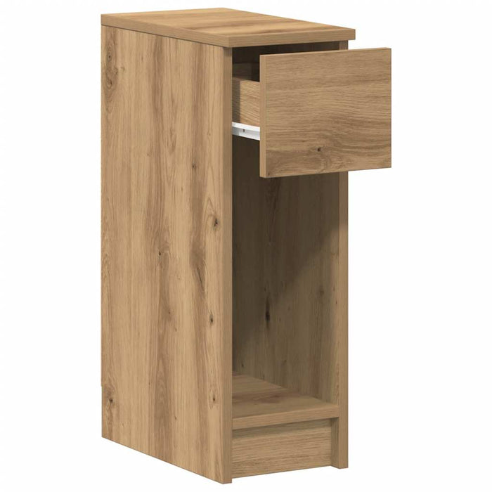 Noptiere cu sertar 2 buc Stejar artizanal 20x36x60 cm - WALTI WALTI