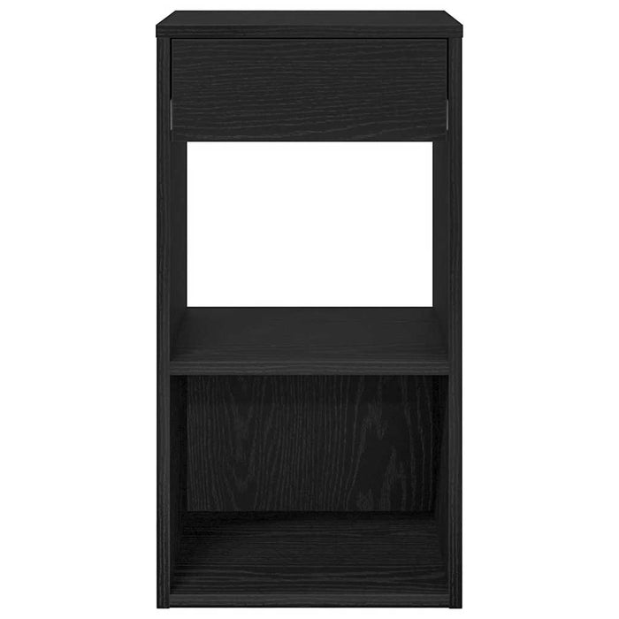 Noptiere cu sertar 2 buc stejar negru 35x34x66,5 cm WALTI