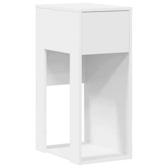 Suport turn pentru computer cu sertar alb 30x44x74 cm - WALTI WALTI