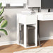Suport turn pentru computer cu sertar alb 30x44x74 cm - WALTI WALTI