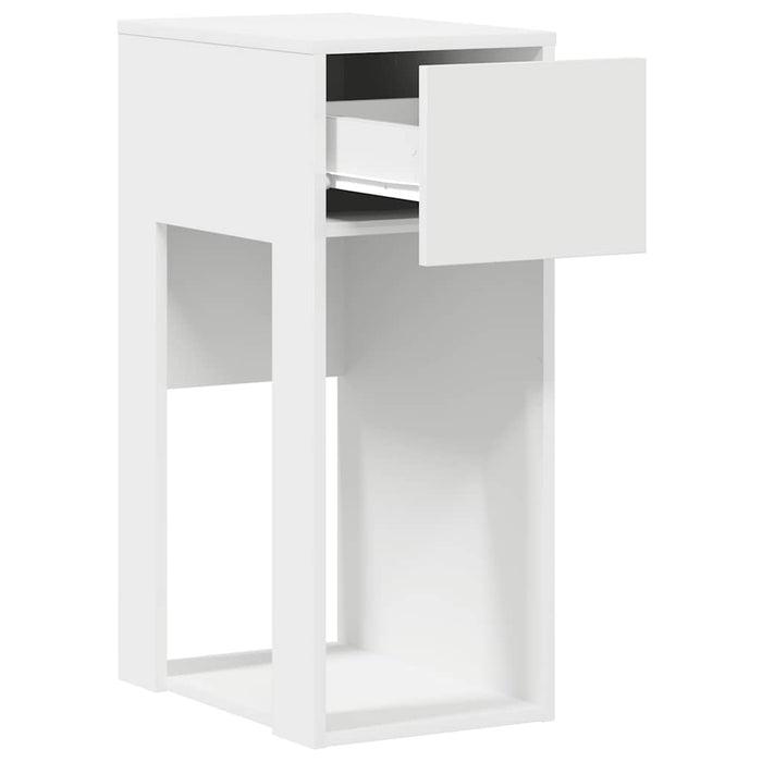 Suport turn pentru computer cu sertar alb 30x44x74 cm - WALTI WALTI