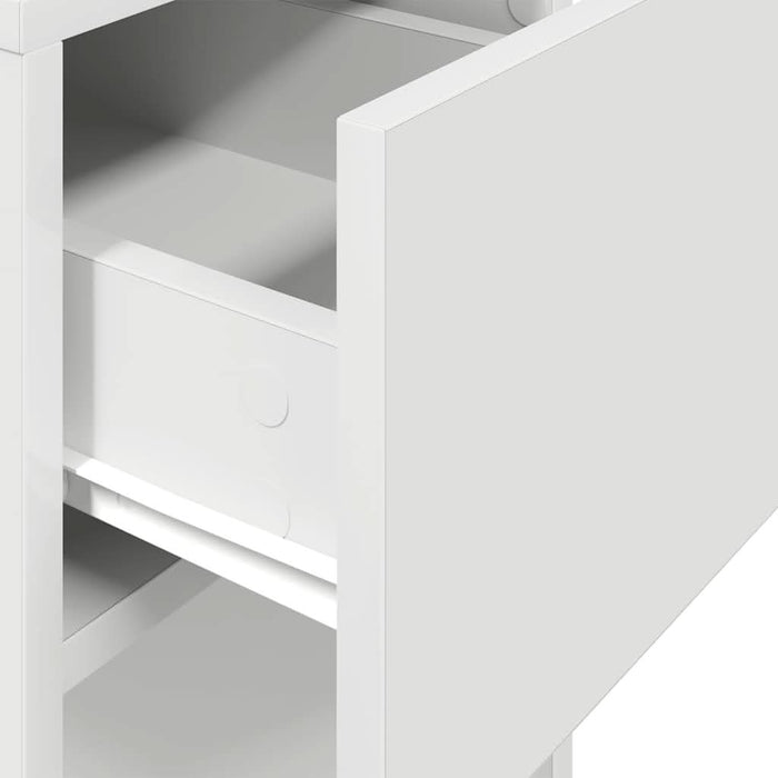 Suport turn pentru computer cu sertar alb 30x44x74 cm - WALTI WALTI