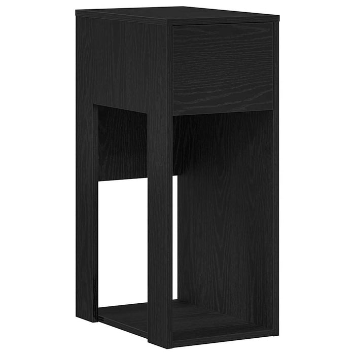 Suport turn pentru computer cu sertar negru 30x44x74 cm - WALTI WALTI