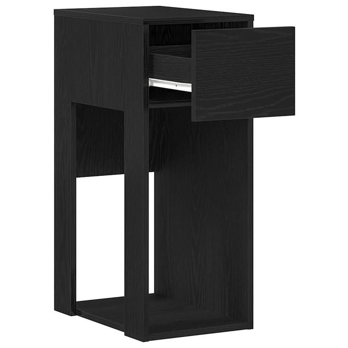 Suport turn pentru computer cu sertar negru 30x44x74 cm - WALTI WALTI