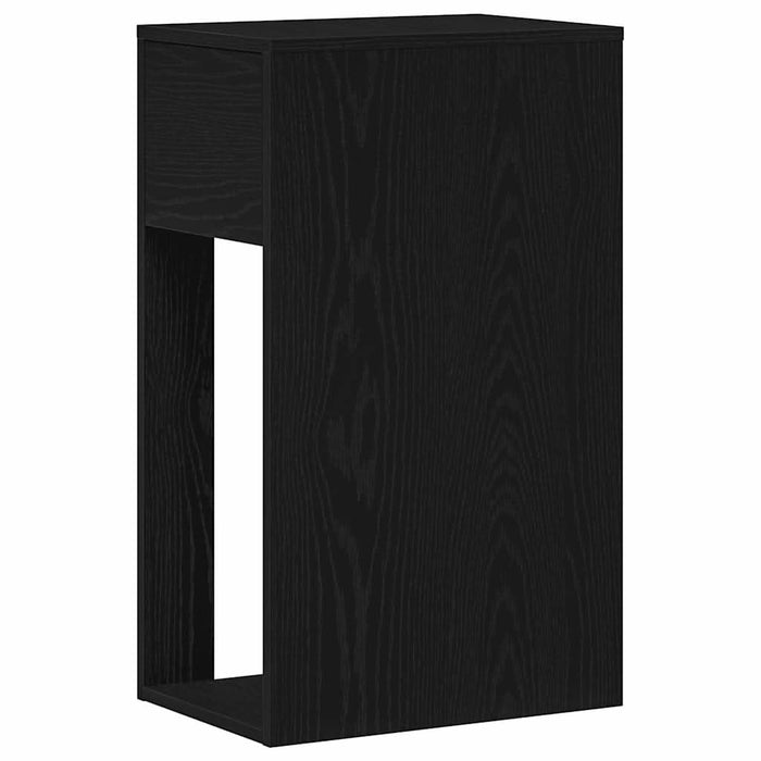 Suport turn pentru computer cu sertar negru 30x44x74 cm - WALTI WALTI