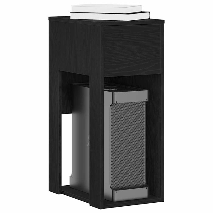 Suport turn pentru computer cu sertar negru 30x44x74 cm - WALTI WALTI
