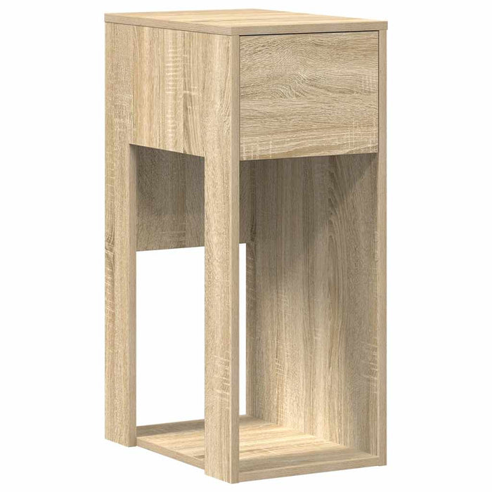 Suport turn pentru computer cu sertar Stejar Sonoma 30x44x74 cm - WALTI WALTI