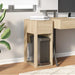Suport turn pentru computer cu sertar Stejar Sonoma 30x44x74 cm - WALTI WALTI