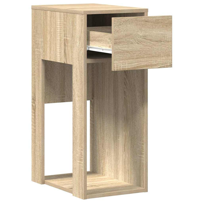 Suport turn pentru computer cu sertar Stejar Sonoma 30x44x74 cm - WALTI WALTI