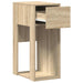 Suport turn pentru computer cu sertar Stejar Sonoma 30x44x74 cm - WALTI WALTI