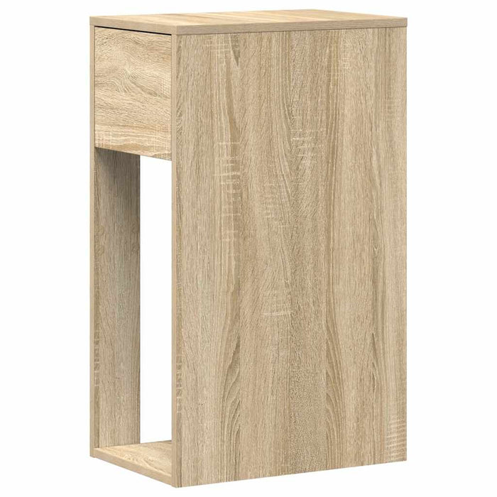 Suport turn pentru computer cu sertar Stejar Sonoma 30x44x74 cm - WALTI WALTI